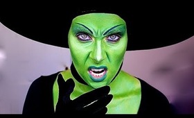 Wicked Witch of the West; Halloween makeup tutorial.