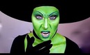 Wicked Witch of the West; Halloween makeup tutorial.