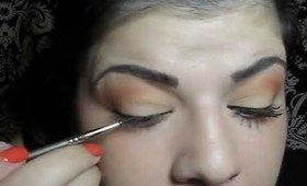 Spring Trend: Orange Eyeshadow Makeup Tutorial