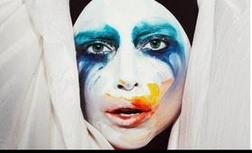 Lady Gaga - Applause (ArtPOP) single cover Make Up Video - A HUGE MESS!!!