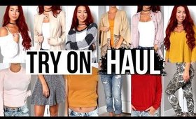 FALL TRY ON CLOTHING HAUL 2017 | Lindsay Marie
