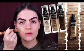 NYX Can't Stop Won't Stop Foundation Review & Wear Test