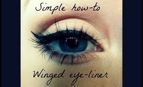 Easy Winged Liner How-to!