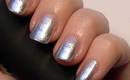 Two Minute Nail Tutorial: Silver Gradient