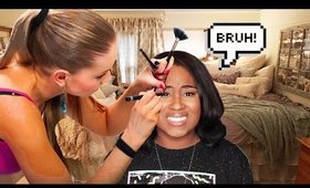 "MAC MAKEUP ARTIST" SUPER GLUED HER EYE! STORYTIME