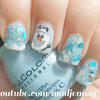 Olaf! Frozen Inspired Nail Art 