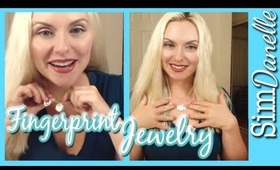 Fingerprint Necklace Jewelry - Designs by Janessa {Review}