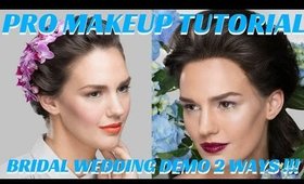 PRO MAKEUP TIPS- SPRING SUMMER BRIDAL MAKEUP DEMO STEP BY STEP- karma33