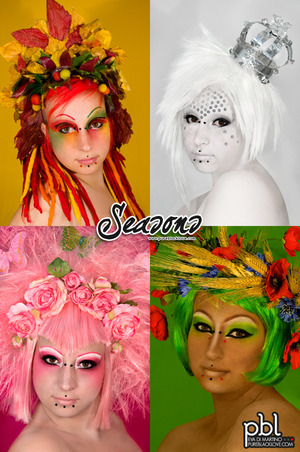 The 4 seasons freely re-interpretated by me in this series.
www.pureblacklove.com
