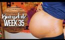 TheNewGirl007 ● PREGNANCY UPDATE! {Week 35} Belly Dropping & REAL Contractions?