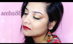 Classic Christmas Makeup Tutorial - Collab Video with Minnie Das