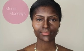 MODEL MONDAYS: Highlight, Contour, Foundation (Dark Skin): Bridal Series (Part 1)