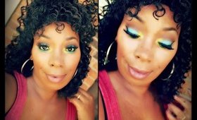 Thursday SpringTheme Make Up tutorial 💚💚💚💚💎💎✨✨