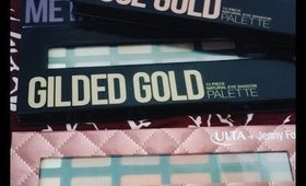 ULTA Palette: Miss Fabulous , Metals, Rose Gold Natural, Glided Gold Natural