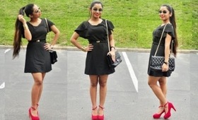 Outfit of the day with Persun Mall (styling a little black dress)...