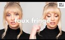 How To Get FAUX Bangs (Fake Fringe)  |   Milk + Blush