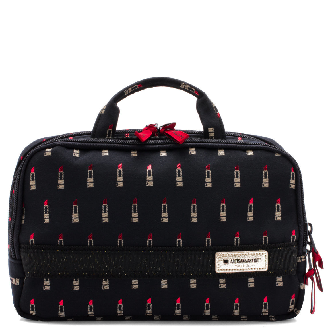 アルティザン＆アーティスト Valiant Rouge Black Large Pouch with