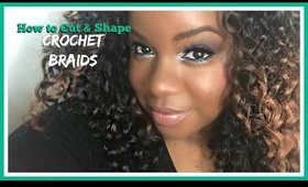 How to Cut & Shape Crochet Braids