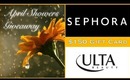 April Showers Giveaway ☂ $150 Giftcard to Sephora or Ulta!