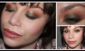 St. Patrick's Day Duochrome Eyes & 90s Lips Using MAC Dupes