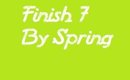 Finish 7 By Spring 2019 | Introduction