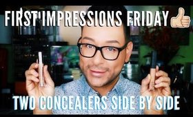 Weightless Complete Coverage Concealer Review Side by Side Comparison | mathias4makeup