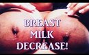 BREAST MILK SUPPLY DECREASE | HOW TO INCREASE BREAST MILK SUPPLY
