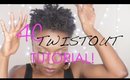 4C Defined Twist Out Tutorial | Tapered TWA