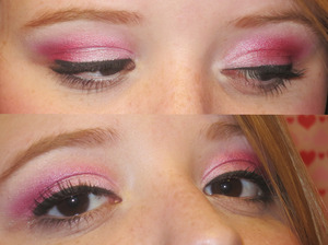 Valentines day makeup
Tutorial here:
http://www.youtube.com/watch?v=1aNMTk6yIog