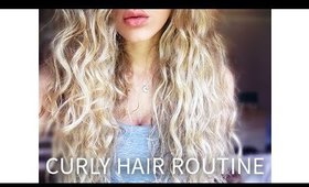 Curly/Wavy Hair Tutorial from Wet to Dry ☆