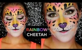 Rainbow Cheetah Makeup Tutorial (Lisa Frank Inspired) | Bailey B.