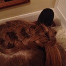 knotted bangs braid 