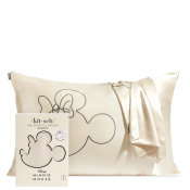 Kitsch Kitsch & Mickey and Minnie Pillowcase Standard Mrs. Mouse - Cream