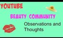 You Tube Beauty Community Observations and Thoughts