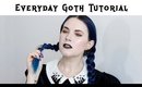 Everyday Gothic Makeup & Hair Tutorial | Mystery Makeup Swap Collab | Cruelty-free Beauty @phyrra
