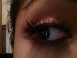long big lashes black eyeliner 
