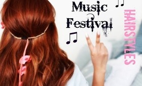 ✿ Music Festival Hair | 3 Hairstyles to Rock ✿