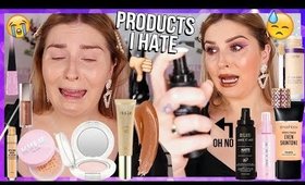 full face of makeup i HATE 😣 bad makeup & regrets