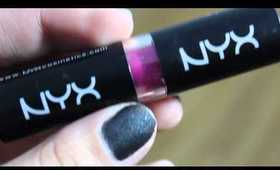 NYX Matte Lipstick Review and Swatches