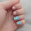 Spring flower nails