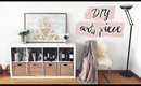 DIY Room Decor | Faux Marble Art Piece (Upcycling) ♡