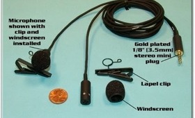 Audio Technica lavalier Microphone Review using Canon T3i  with and without COMPARISON