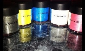 MAC Haul! (Six ways to use MAC loose pigment)