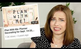 Reacting to My FIRST Plan with Me!!