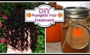 Easy DIY Pumpkin Hair Treatment for Dry Damaged Hair to get moisturizing soft manageable hair