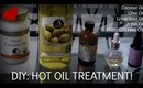 Hot Oil Treatment On My Natural Hair!