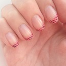 Pink Stripy Tips