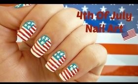 4th Of July Nail Art!