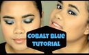 Prom Makeup Tutorial Collab | Cobalt Blue Eyes & Nude Lips | Sassysamey