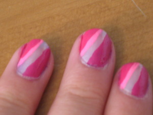 Color-block nails!